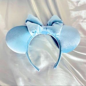 Disney Baby Blue Velvet Ears Handmade